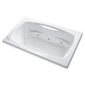 Carver Tubs 72" x 42" Drop in Whirlpool Bathtub Acrylic | 20.5 H x 72 W in | Wayfair AR7242 12 Jets