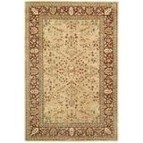 SAFAVIEH Persian Legend Amy Floral Bordered Wool Area Rug Ivory/Rust 4 x 6
