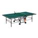 Butterfly Indoor/Outdoor Playback Rollaway Foldable Table Tennis Table (6mm Thick) Steel Legs in Gray/Blue | 30 H x 60 W x 108 D in | Wayfair