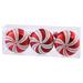 Vickerman 3ct Peppermint Twist Shatterproof Candy Cane Swirl Christmas Ornaments 3.75" Plastic in Red | 4 H x 3.5 W x 1.5 D in | Wayfair N100725