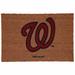 Washington Nationals Logo 20'' x 30'' Coir Doormat