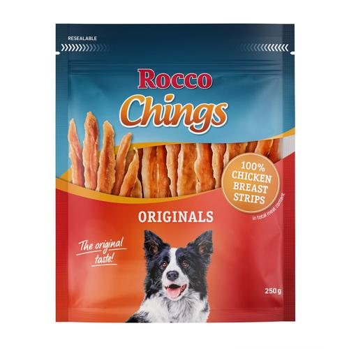 3kg Chings Kaustreifen - Hühnerbrust Streifen Rocco Hundesnack