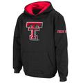 Youth Stadium Athletic Black Texas Tech Red Raiders Big Logo Pullover Hoodie