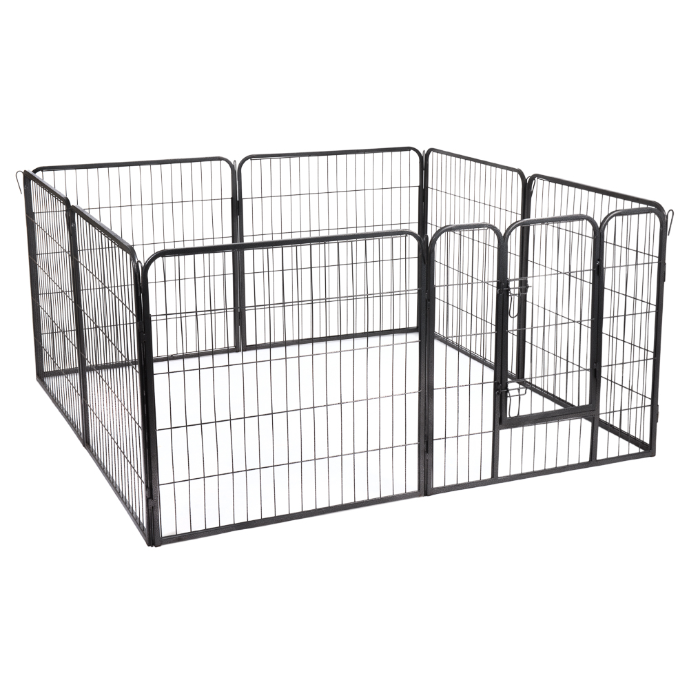 Metal Run for Small Pets & Puppies 8 Sided - 8 Elements: each 80x80cm (LxH)