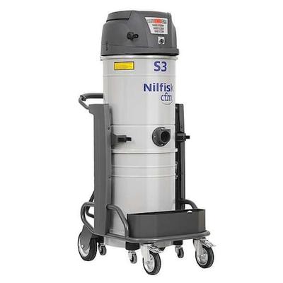NILFISK 401 0300 476 Industrial, Shop Vacuum, 26 gal, Standard, 270 cfm, 3 hp