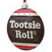 Northlight Seasonal 3.5" Silver & "Tootsie Roll" Candy Logo Christmas Ornament Metal in Brown | 3.25 H x 0.15 W x 2.75 D in | Wayfair