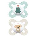 MAM Silicone Start Pacifier, White, 2-Count