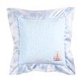Little Giraffe - Chenille Leaf Pillow, Blue