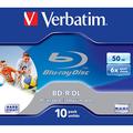 Verbatim Blu-Ray BD-R DL 50GB 6x Jewel Case 10pc