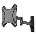 Hama Premium Full Motion TV wall bracket (tiltable, swivelling, for televisions from 19 to 48 Inches, VESA up to 200 x 200, max. 25 kg), 2 arms, black