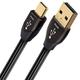 Audioquest Pearl 1.5 m Micro-USB Cable, USB A Micro-USB B Male/Male USB Cable - Black (1.5 m, USB A, Micro-USB B, 2.0, Male/Male, Black).