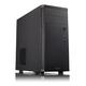 Fractal Design Core 1100 - Mini Tower Computer Case - mATX - High Airflow And Cooling - 1x 120mm Silent Fan Included - Brushed Aluminium - Black