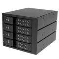 StarTech.com 4-Bay Mobile Rack Backplane - Trayless Hot Swap Mobile Rack Backplane for 3.5in SAS II/SATA III - 6 Gbps HDD (HSB4SATSASBA)