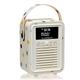 VQ Retro Mini DAB Radio with Bluetooth, Radio Alarm Clock with FM supportability. Mains and Battery Powered Portable DAB/DAB+ Digital Radio