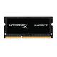 HyperX Impact HX318LS11IBK2/16 Memory 1866 MHz DDR3L CL11 SODIMM 1.35 V, 16 GB Kit (2x8 GB)