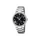 Festina Women's Quartz Watch with Black Dial Analogue Display and Silver Stainless Steel Bracelet F16719/2