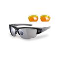 Sunwise Evenlode Sports Sunglasses for Women & Men, Suitable for Sporting Activities & Leasure Purposes - Water & Impact Resistant Men's Sunglasses with Wrap Around Lense - One Size - Black