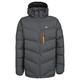 Trespass Blustery, Ash, XXL, Warm Padded Waterproof Winter Jacket with Removable Hood for Men, XX-Large / 2X-Large / 2XL, Grey