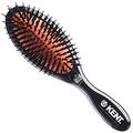 Kent Ladies Hairbrush - Medium Nylon and Pure Black Natural Bristle Cushion Brush Model No. CSMM
