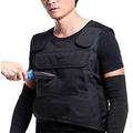 YD Body Anti Knife Stab Front and Back Proof Vest Concealed Vest Free + Knife Proof Cut Resistant Work Gloves (Protection Vest)