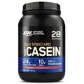 Optimum Nutrition Gold Standard 100% Casein Slow Digesting Protein Powder with Zinc, Magnesium and Amino Acids, Support Muscle Growth & Repair Overnight, Strawberry Delight Flavour, 28 Servings, 924 g