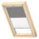 VELUX Original Roof Window Duo Blackout Blind for S06, S36, Grey, with Grey Guide Rail