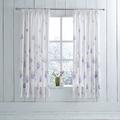 Charlotte Thomas Kendall Floral Pencil Pleat Curtains in Lilac 66" x 72"