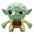 BulbBotz Star Wars 2020022 Yoda Kids Light Up Alarm Clock | green/brown | plastic | 7.5 inches tall | LCD display | boy girl | official