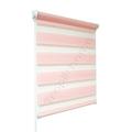 Pink Day and Night Zebra/Vision Window Roller Blind, Choice of 16 Width Sizes, 115cm Wide (+4.5cm fittings)