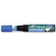 Pentel Wet Erase Chalk Markers, Jumbo Chisel tip, Blue ink, 1 pack of 12 markers