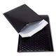 EPOSGEAR 100 Black Shiny Metallic Foil Bubble Padded Bag Mailing Envelopes - Perfect for Marketing, Promotions or and Alternative to Gift wrap (A5 / C5 (DVD) - 250mm x 180mm)