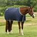 Big D All American Blanket - 70 - Open Front - Navy w/ Silver Trim - Smartpak