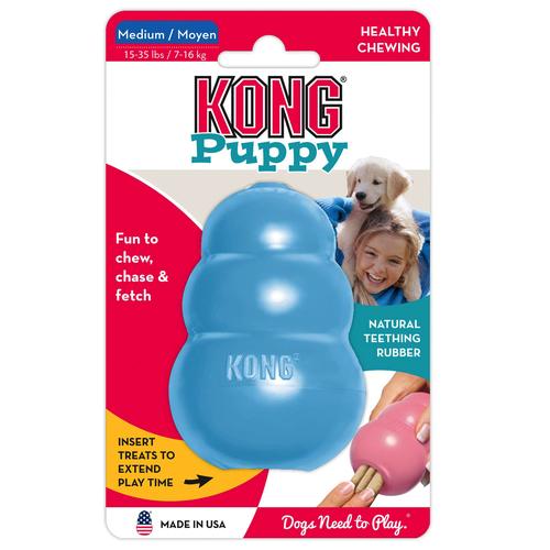 Kong Welpenspielzeug M, blau