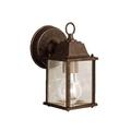 Kichler Builder 9794TZ Barrie 1 Light Outdoor Wall Lantern in Tannery Bronze