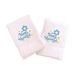 Linum Home Textiles Terry Happy Hanukkah Turkish Cotton Hand Towel Terry Cloth/Turkish Cotton in Pink/White | Wayfair TR00-2HT-D3210