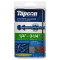 ITW Tapcon Concrete Anchor - 1/4 x 3-1/4 - Hex Washer Head - Pkg of 75 - 24301