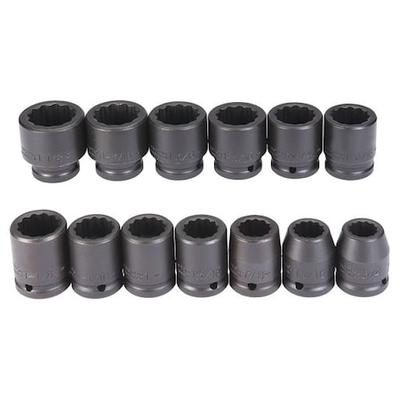 PROTO J72104 3/4" Drive Impact Socket Set, SAE, 13 pcs