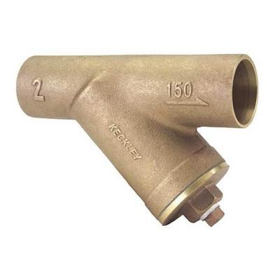 KECKLEY 11SJY-BCM20M34-FTI-E Y Strainer, 1" Pipe, Sweat, Bronze, 200 psi at 150