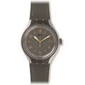 Swatch Men Analogue Quartz Watch with Leather Strap YES4007