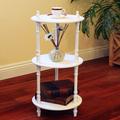 Charlton Home® Stevyn Multi-Tiered Plant Stand Wood in White | 27.78 H x 11.62 D in | Wayfair CHLH2196 25981768