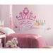 Wallhogs Disney Princess Crown Wall Decal Vinyl | 18 H x 40 W in | Wayfair 1580GMWH