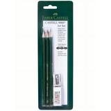 Faber-Castell Castell 9000 Pencil Set 3-Pencil Blistercarded Set