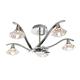 5 Light Semi-Flush Ceiling Light Finish: Chrome