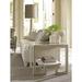 Lexington Oyster Bay Harper End Table Wood/Glass in Brown/White | 23.5 H x 24 W x 28 D in | Wayfair 01-0714-953