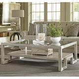 Lexington Oyster Bay Saddlebrook Cocktail Table Wood in Brown/Gray/White | 18 H x 54 W x 38 D in | Wayfair 01-0714-943