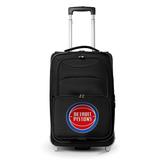 "MOJO Black Detroit Pistons 21"" Softside Rolling Carry-On Suitcase"