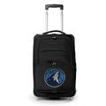 MOJO Black Minnesota Timberwolves 21" Softside Rolling Carry-On Suitcase