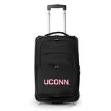 MOJO Black UConn Huskies 21" Softside Rolling Carry-On Suitcase