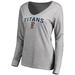 Women's Ash Cal State Fullerton Titans Proud Mascot Long Sleeve T-Shirt