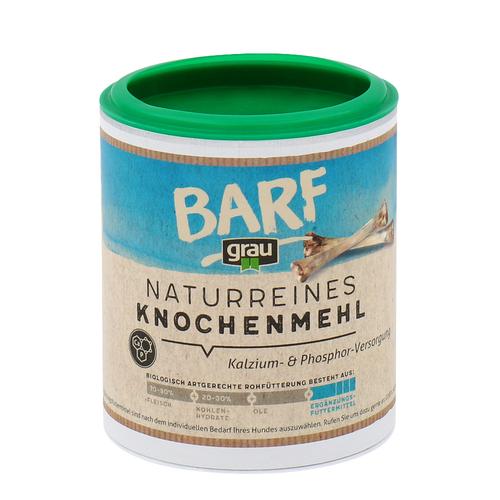 4 x 400g Knochenmehl GRAU Hunde-Nahrungsergänzung